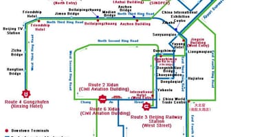 Zemljevid Shenzhen avtobus