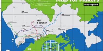 Zemljevid Shenzhen zemljevid za oblikovalce